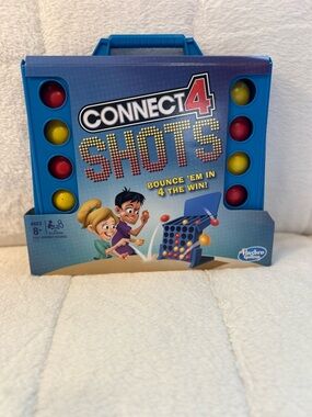 Hasbro Connect 4 Shots - Blue Case with Red & Yellow Balls